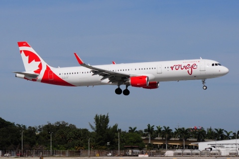 C-FJOU - A321-211(WL) - Air Canada Rouge - FLL - 30-01-2016b