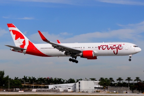 C-GHLQ - 767-36N(ER)(WL) - Air Canada Rouge - FLL - 30-01-2016