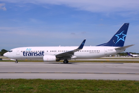 C-GTQY - 737-8Q8(WL) - Air Transat - FLL - 30-01-2016