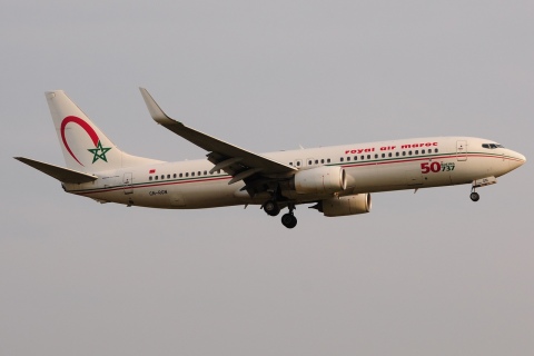 CN-RGN - 737-8B6(WL) - Royal Air Maroc - BRU - 26-08-2016
