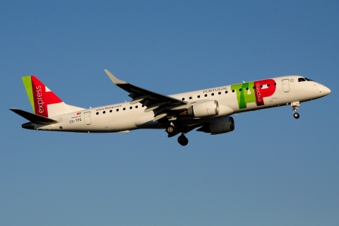 CS-TPQ - ERJ-190LR (ERJ-190-100 LR) - TAP Express - LIS - 22-06-2016