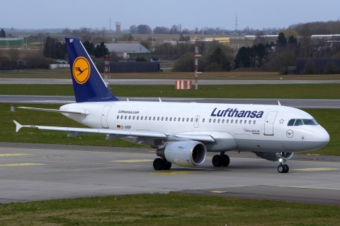 D-AIBF - A319-112 - Lufthansa - LGG - 29-03-2016