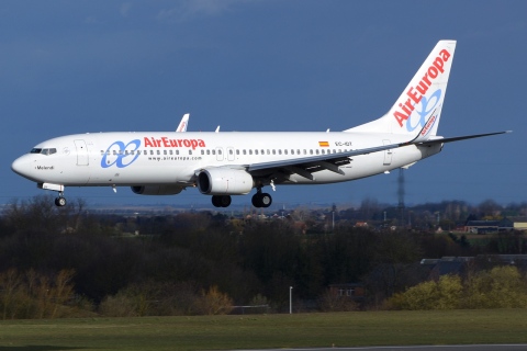 EC-IDT - 737-86Q(WL) - Air Europa - LGG - 28-03-2016