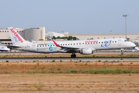 EC-KXD - ERJ-195LR (ERJ-190-200 LR) - Air Europa - PMI - 28-08-2016