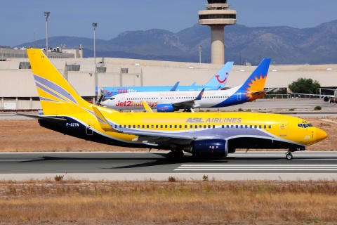 F-GZTN - 737-73S(WL) - ASL Airlines France - PMI - 30-08-2016