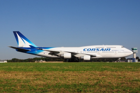 F-HSUN - 747-422 - Corsair - LUX - 13-09-2016