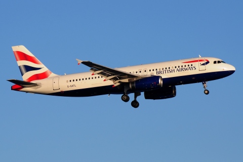 G-GATL - A320-233 - British Airways - LCA - 20-08-2016