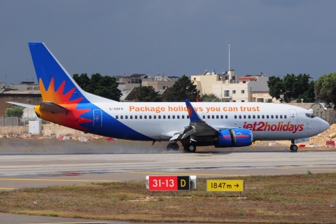 G-GDFK - 737-36N(WL) - Jet2 - MLA - 25-08-2016