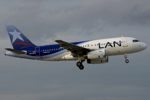 HC-CPJ - A319-132 - LAN Ecuador - MIA - 31-01-2016