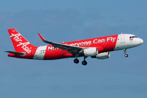 HS-BBI - A320-216(WL) - Thai AirAsia - HKT - 16-11-2016