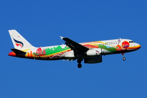 HS-PGU - A320-232 - Bangkok Airways - BKK - 12-11-2016