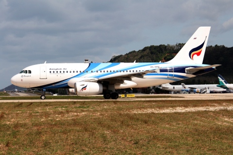 HS-PPB - A319-132 - Bangkok Airways - HKT - 13-11-2016