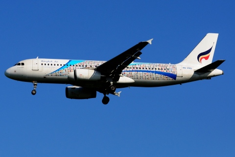 HS-PPD - A320-232 - Bangkok Airways - BKK - 11-11-2016