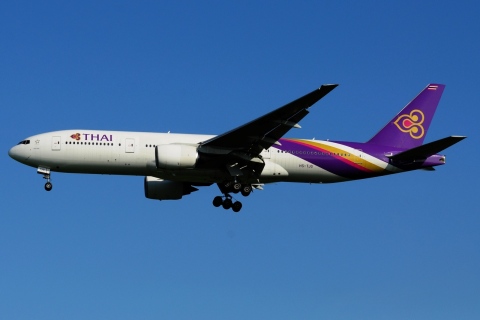 HS-TJG - 777-2D7 - Thai Airways International - BKK - 11-11-2016