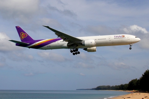 HS-TKQ - 777-3AL(ER) - Thai Airways International - HKT - 15-11-2016
