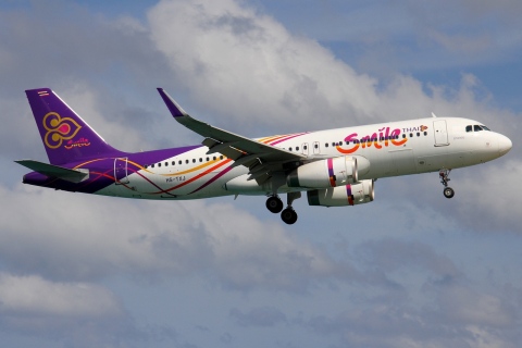 HS-TXJ - A320-232(WL) - Thai Smile - HKT - 15-11-2016
