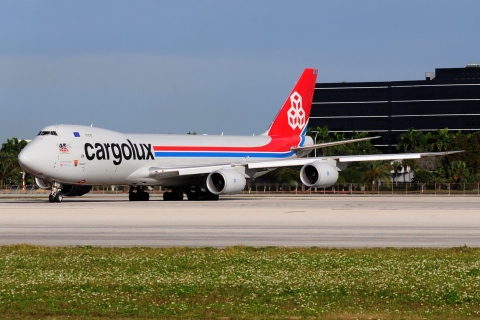 LX-VCI - 747-8R7F - Cargolux Airlines International - MIA - 31-01-2016