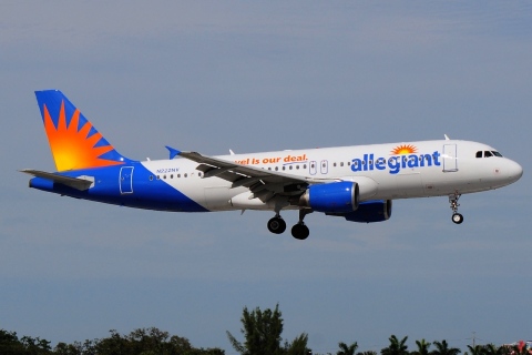 N222NV - A320-214 - Allegiant Air - FLL - 30-01-2016