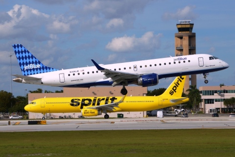N306JB - ERJ-190-AR (ERJ-190-100 IGW) - JetBlue Airways - FLL - 30-01-2016