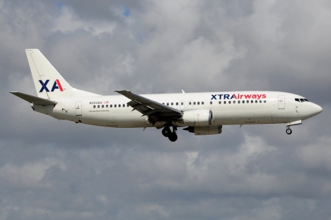 N353AS - 737-484 - Xtra Airways - MIA - 03-02-2016