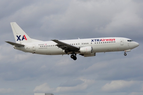 N353AS - 737-484 - Xtra Airways - MIA - 31-01-2016