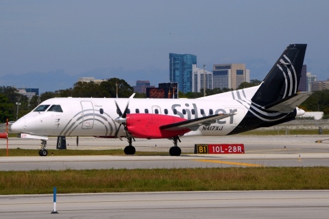 N417XJ - Saab 340B - Silver Airways - FLL - 30-01-2016
