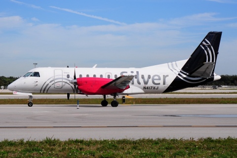 N417XJ - Saab 340B - Silver Airways - FLL - 30-01-2016b