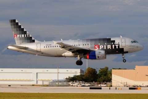 N514NK - A319-132 - Spirit Airlines - FLL - 30-01-2016
