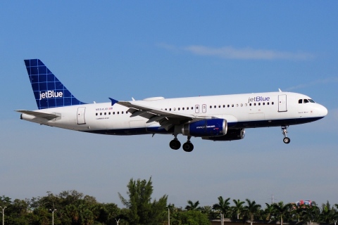 N554JB - A320-232 - JetBlue Airways - FLL - 30-01-2016