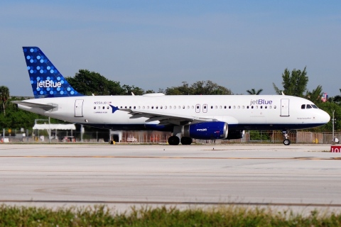 N558JB - A320-232 - JetBlue Airways - FLL - 30-01-2016