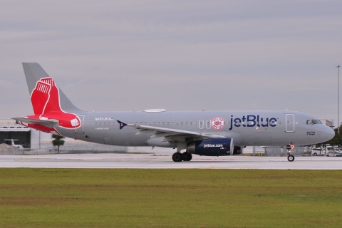 N605JB - A320-232 - JetBlue Airways - FLL - 30-01-2016