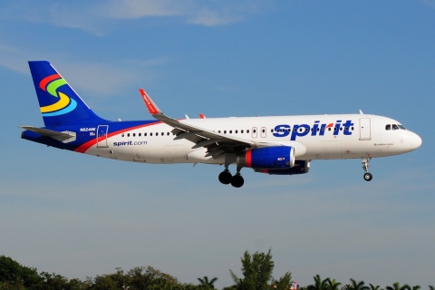 N624NK - A320-232(WL) - Spirit Airlines - FLL - 30-01-2016