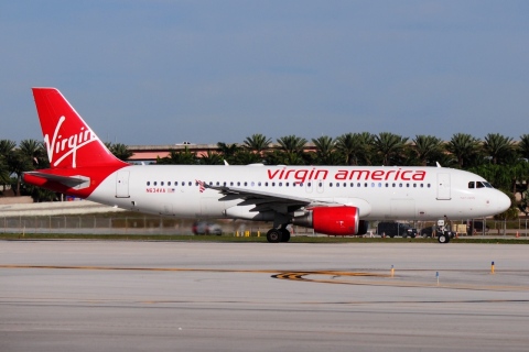N634VA - A320-214 - Virgin America - FLL - 30-01-2016