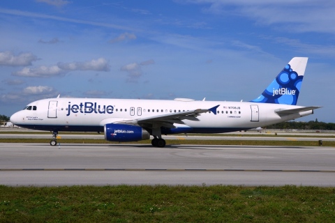 N708JB - A320-232 - JetBlue Airways - FLL - 30-01-2016