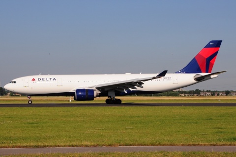 N861NW - A330-223 - Delta Air Lines - AMS - 19-07-2016