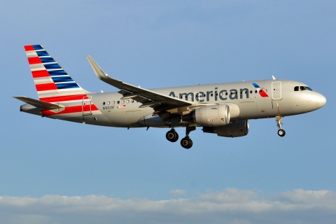 N9019F - A319-115(WL) - American Airlines - MIA - 31-01-2016
