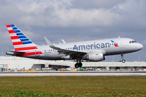 N9025B - A319-115(WL) - American Airlines - MIA - 03-02-2016