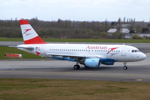 OE-LDA - A319-112 - Austrian Airlines - LGG - 29-03-2016