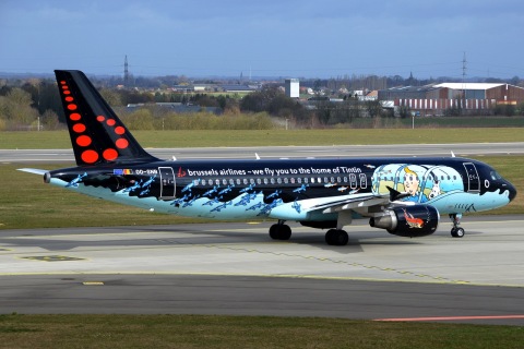 OO-SNB - A320-214 - Brussels Airlines - LGG - 29-03-2016