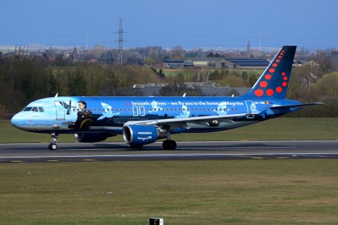 OO-SNC - A320-214 - Brussels Airlines - LGG - 28-03-2016b