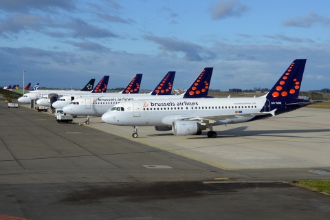 OO-SSM - A319-112 - Brussels Airlines - LGG - 28-03-2016