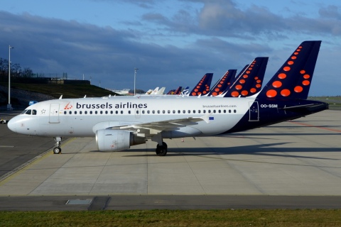 OO-SSM - A319-112 - Brussels Airlines - LGG - 28-03-2016c