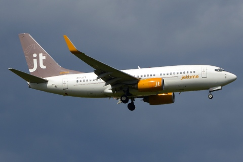 OY-JTT - 737-73S(WL) - JetTime - LHR - 23-04-2016