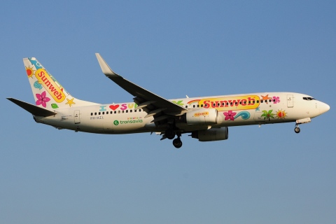 PH-HZL - 737-8K2(WL) - Transavia - BRU - 06-08-2016