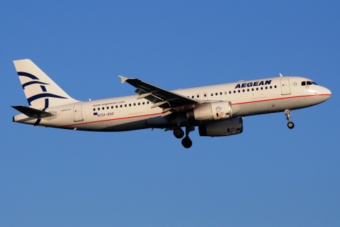 SX-DGO - A320-232 - Aegean Airlines - LCA - 21-08-2016