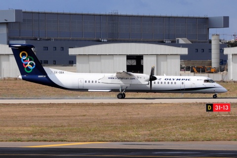 SX-OBA - DHC-8-402 - Olympic Air - MLA - 25-08-2016