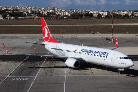 TC-JVN - 737-8F2(WL) - Turkish Airlines - MLA - 24-08-2016