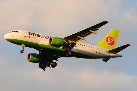 VP-BTN - A319-114 - S7 Airlines - DME - 01-06-2016
