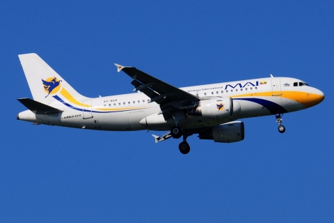 XY-AGV - A319-111 - Myanmar Airways International - BKK - 13-11-2016