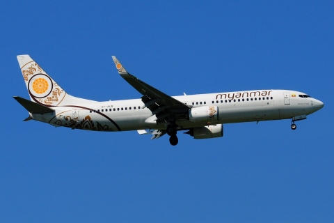 XY-ALB - 737-86N(WL) - Myanmar National Airlines - BKK - 12-11-2016